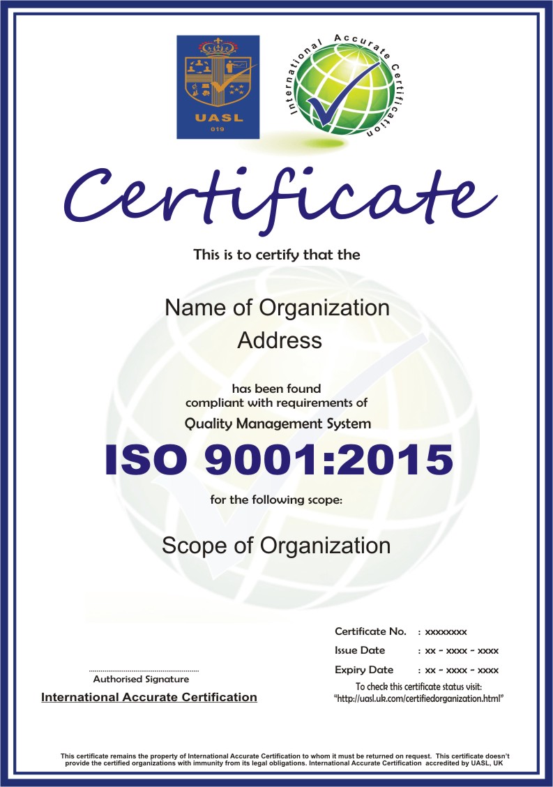 Certificate 1