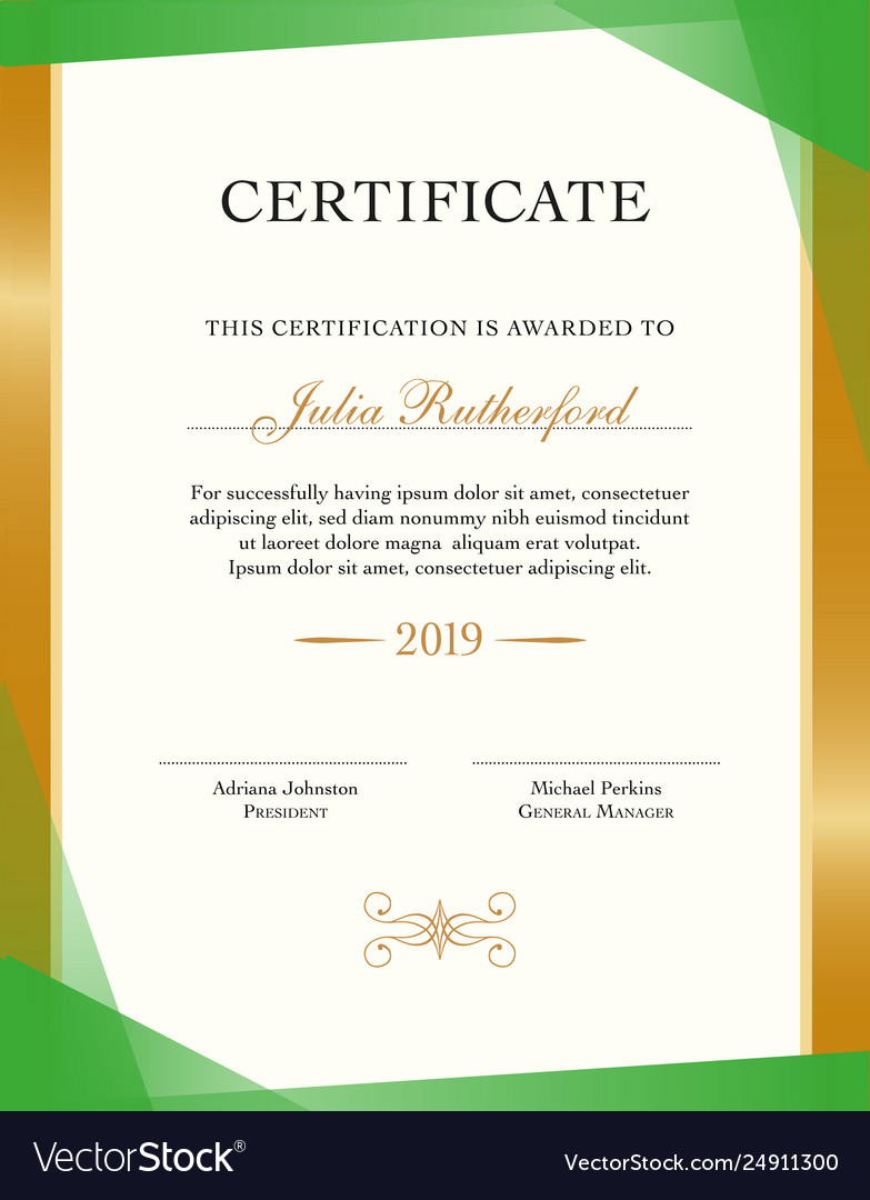 Certificate 1